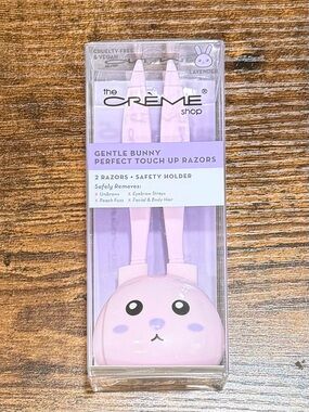 The Crème Shop Pink Gentle Bunny Perfect Touch Up Razors
